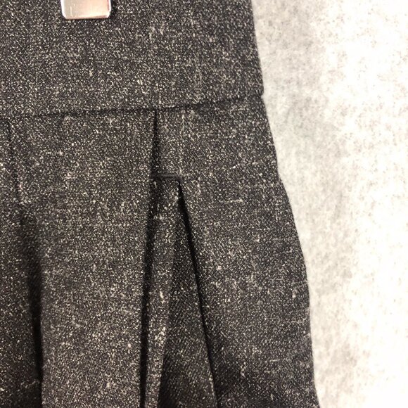Gap Pleated Gray Mini Skirt Size 14 - Picture 3 of 5